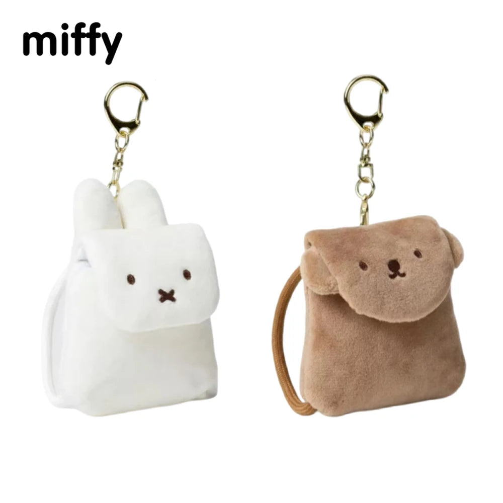 kawaii Miffy Boris Embroidered Headphone Bag Storage Bag Coin Purse Schoolbag Pendant Miffy Mini Styling Bag kawaii Miffy Boris Embroidered Headphone Bag Storage Bag Coin Purse Schoolbag Pendant Miffy Mini Styling Bag